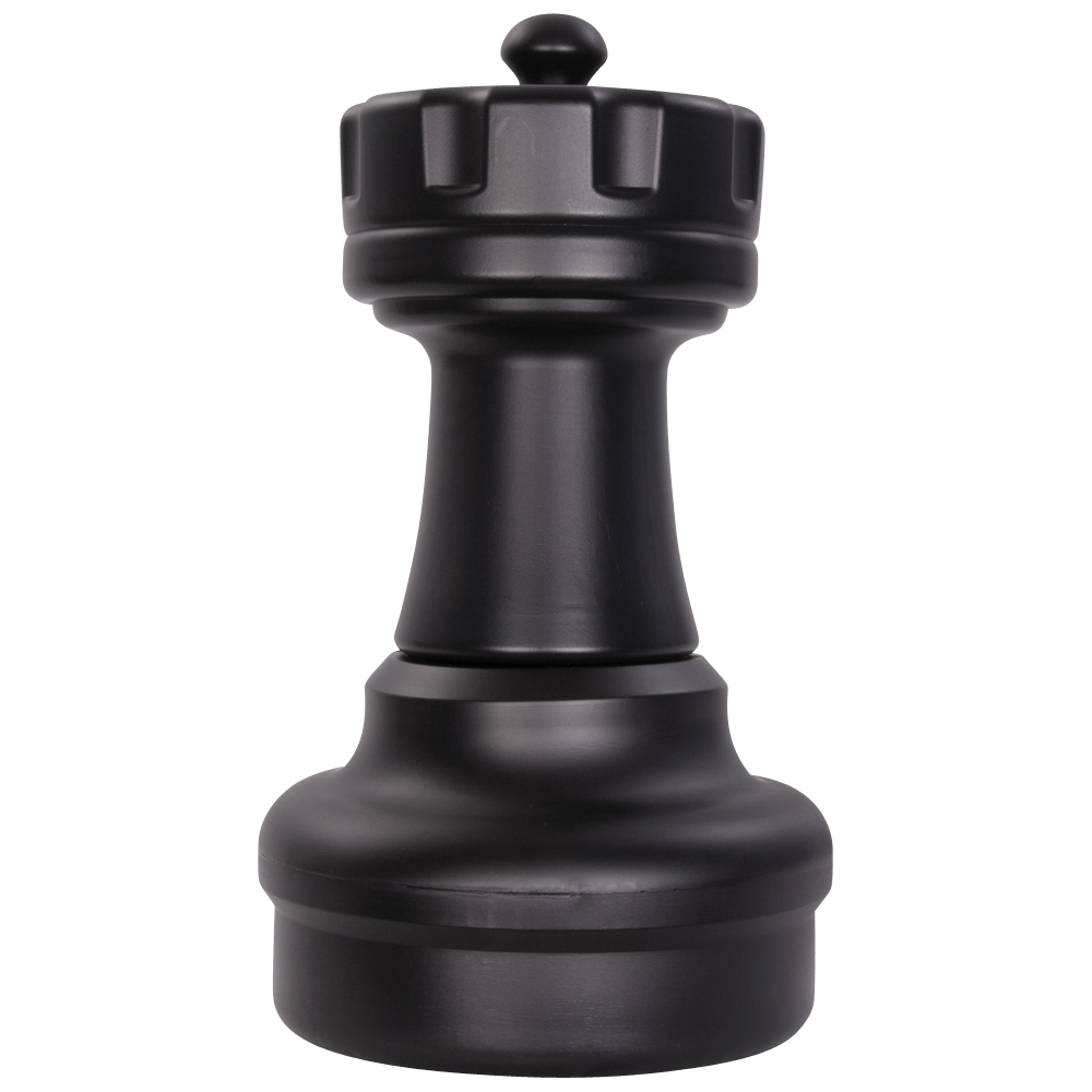 17 Inch Dark Plastic Rook Giant Chess Piece | Giant Outdoor Chess | | GiantChessUSA