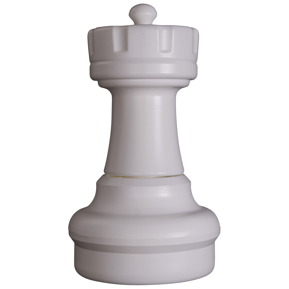 17 Inch Light Plastic Rook Giant Chess Piece | Giant Outdoor Chess | | GiantChessUSA