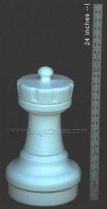 17 Inch Light Plastic Rook Giant Chess Piece | Giant Outdoor Chess | | GiantChessUSA