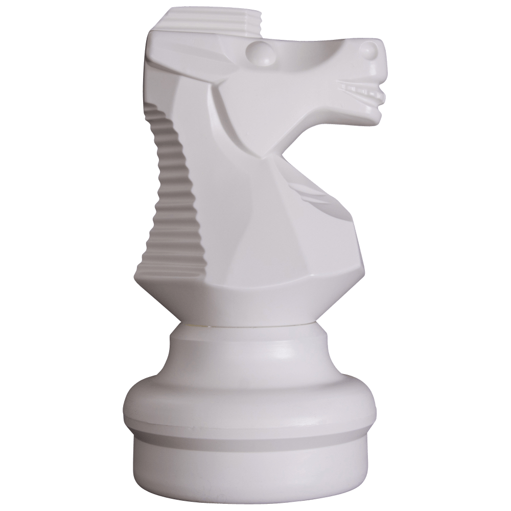 18 Inch Light Plastic Knight Giant Chess Piece | Giant Outdoor Chess | | GiantChessUSA