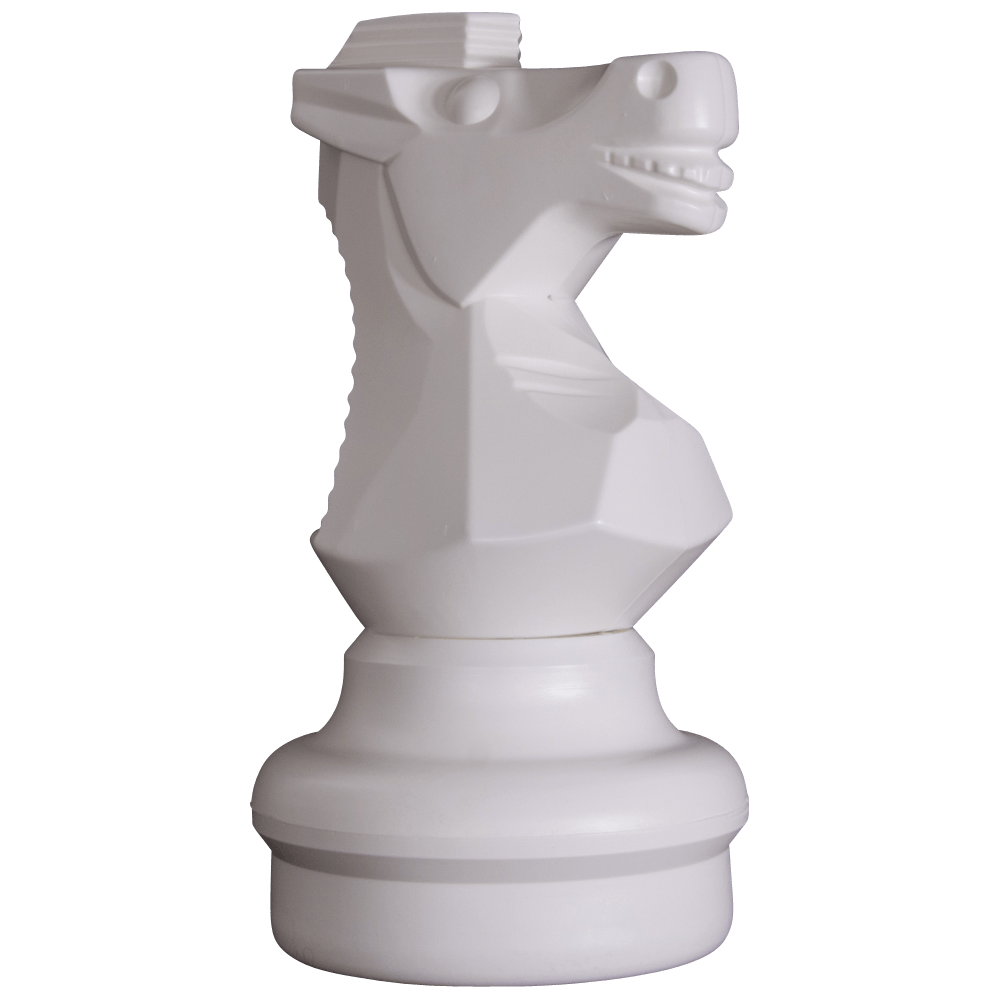 18 Inch Light Plastic Knight Giant Chess Piece | Giant Outdoor Chess | | GiantChessUSA