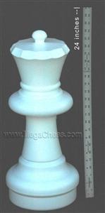 23 Inch Light Plastic Queen Giant Chess Piece | Giant Outdoor Chess | | GiantChessUSA