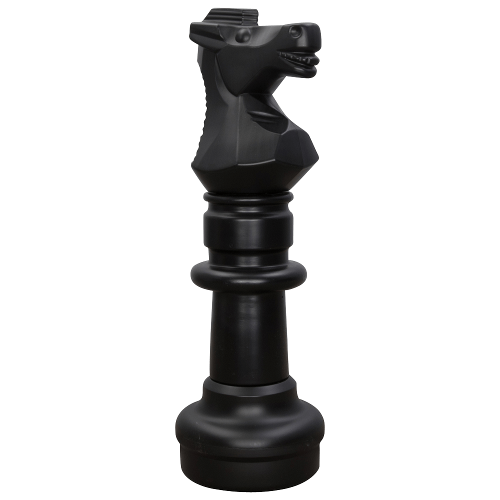 30 Inch Dark Plastic Knight Giant Chess Piece | Giant Outdoor Chess | | GiantChessUSA