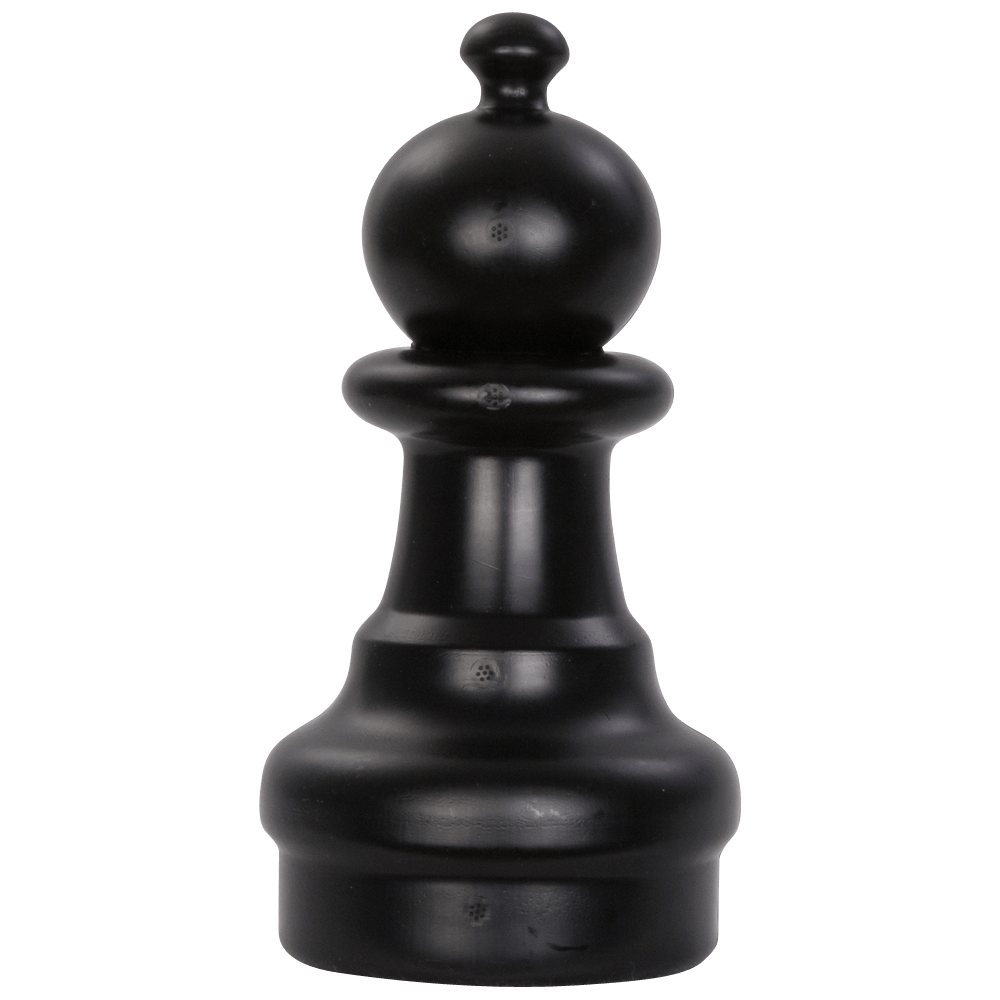 8 Inch Dark Plastic Pawn Giant Chess Piece | Giant Outdoor Chess | | GiantChessUSA