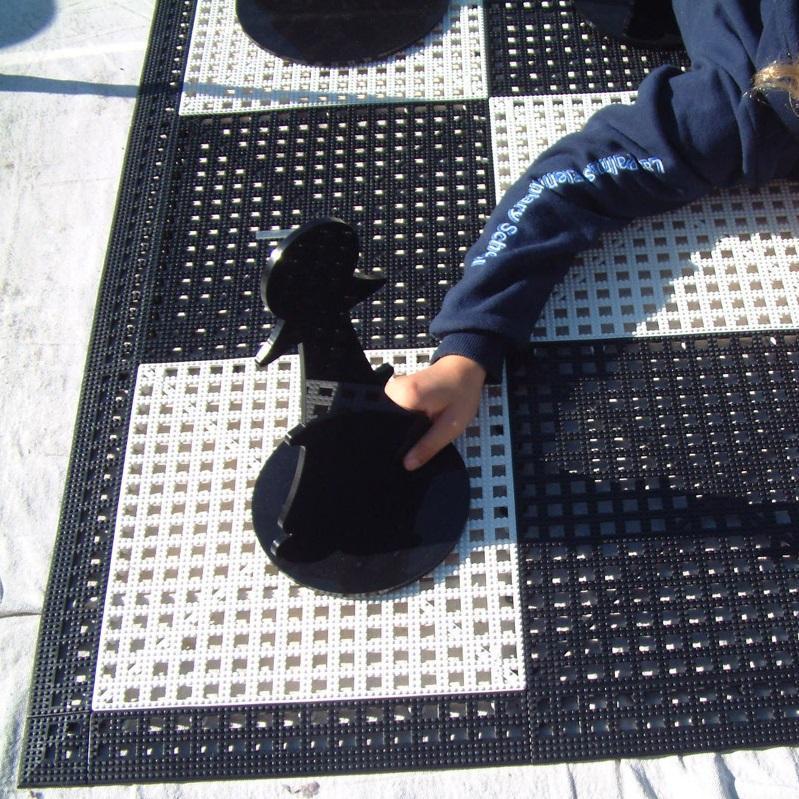 Safety Edge Ramps for Rubberized Vinyl 12" Squares | Giant Outdoor Chess | | GiantChessUSA