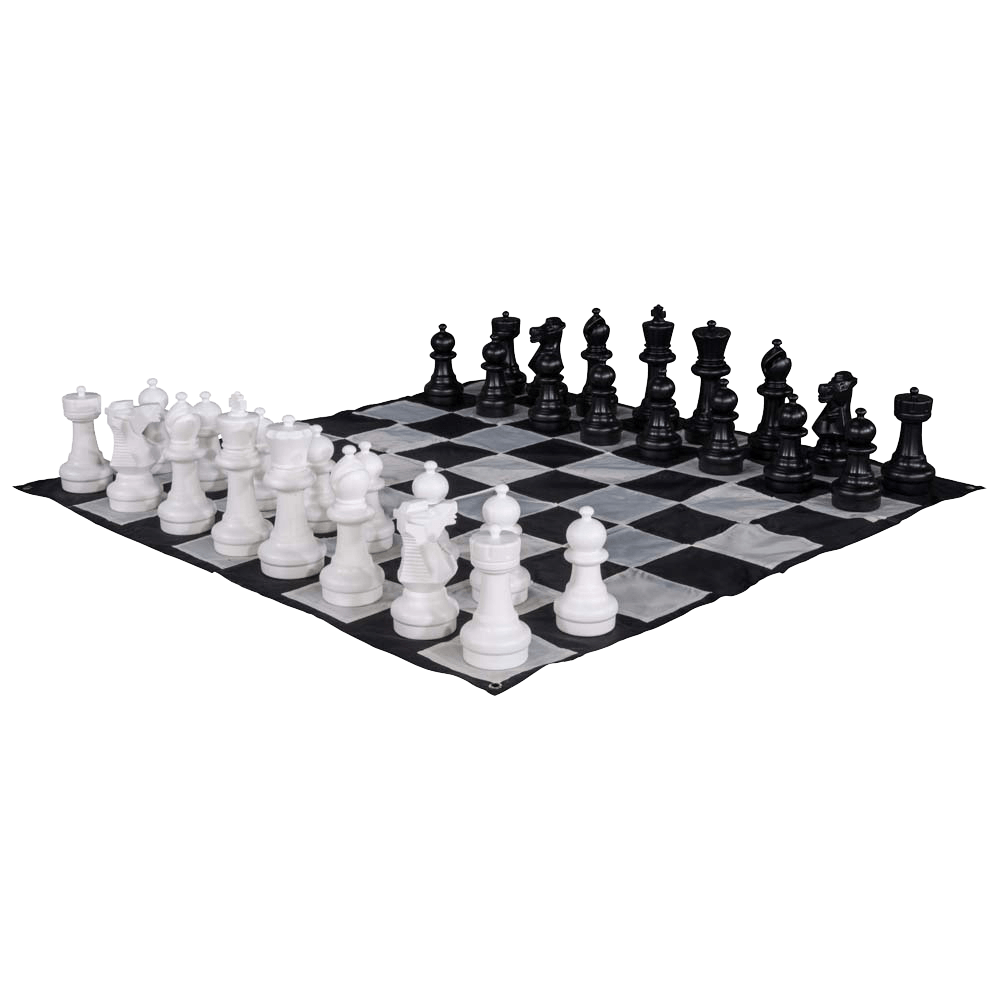 Personalized 12 Inch Plastic Giant Chess Set | Giant Outdoor Chess | | GiantChessUSA