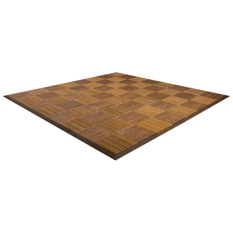 MegaChess Commercial Grade Synthetic Wood Giant Chess Board With 12 Inch Squares 8' x 8' Available ADA Compliant Safety Edge Ramps |  | GiantChessUSA