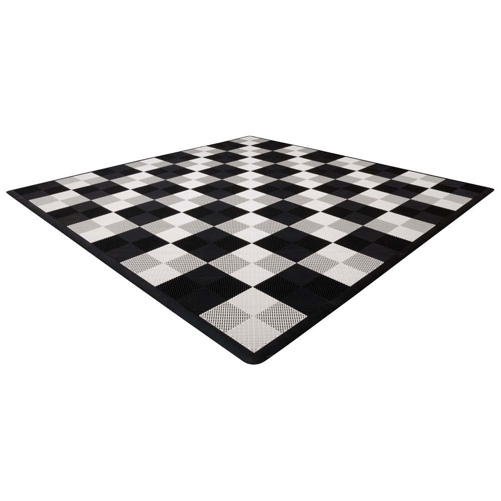 MegaChess Hard Plastic Giant Chess Board With 18 Inch Squares 12' x 12' Available ADA Compliant Safety Edge Ramps |  | GiantChessUSA