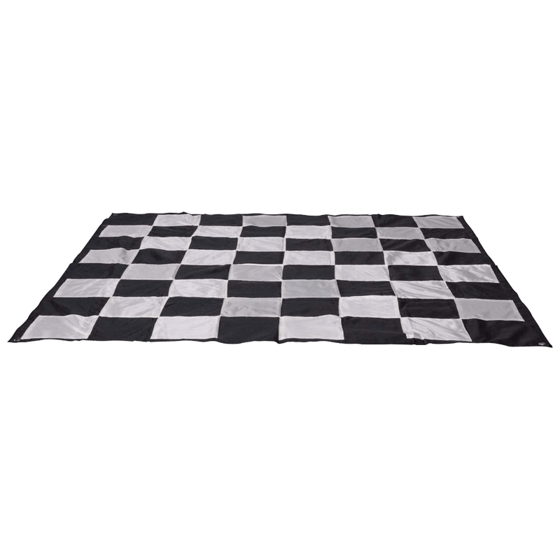MegaChess Quick Fold Nylon Giant Chess Mat with 8 Inch Squares - 5' 5" x 5' 5" |  | GiantChessUSA