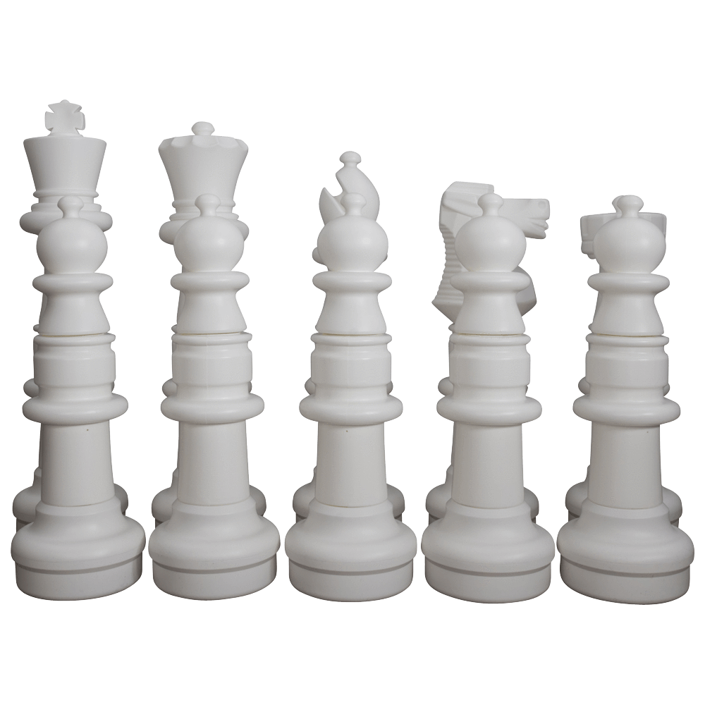 37" Chess Set - White Side Only | Giant Outdoor Chess | | GiantChessUSA