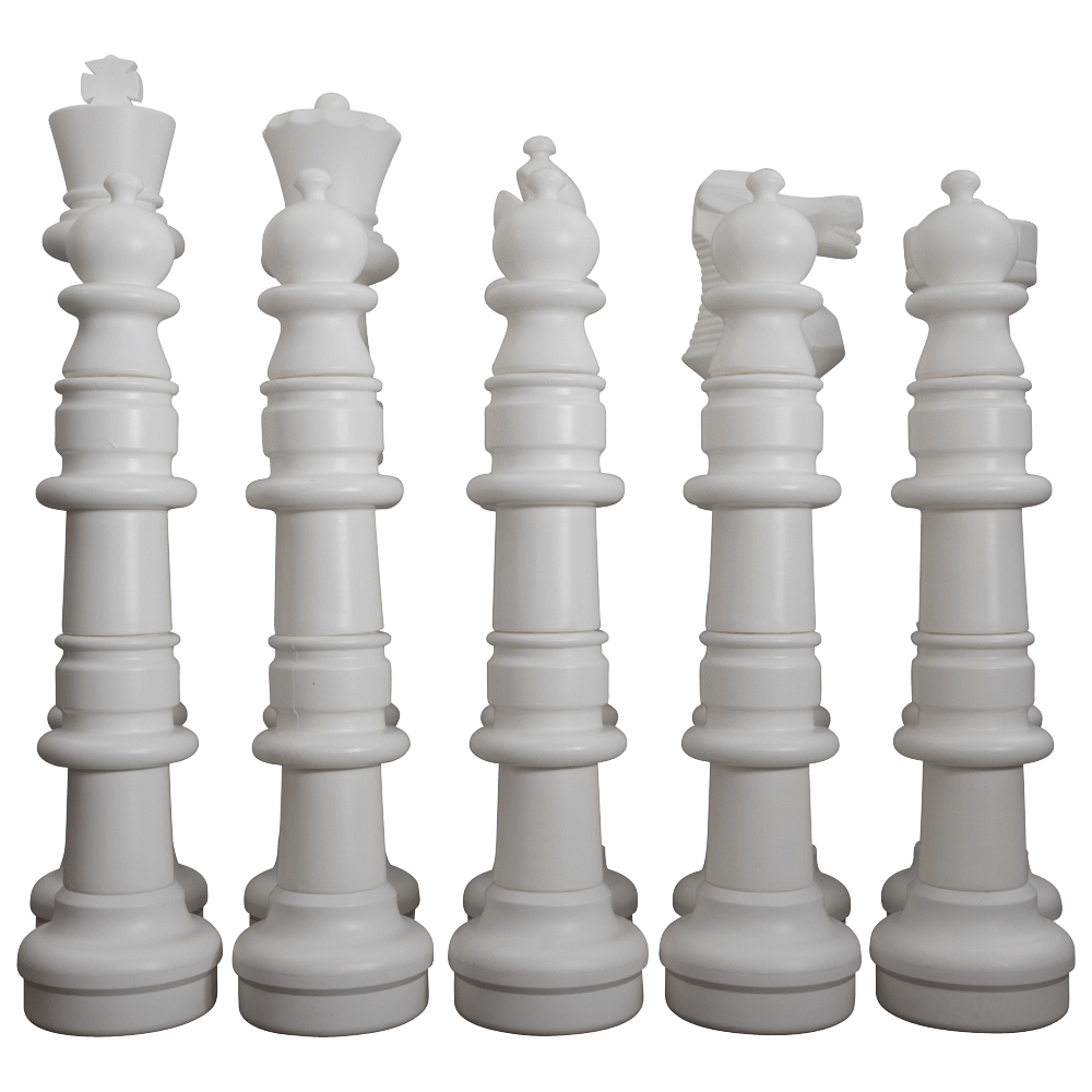 49" Chess Set - White Side Only | Giant Outdoor Chess | | GiantChessUSA