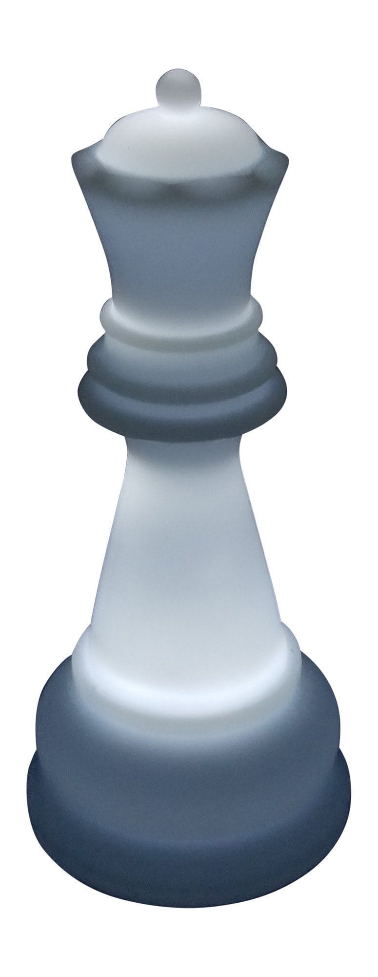 22 Inch Perfect Queen Light-Up Giant Chess Piece - White | Giant Outdoor Chess | | GiantChessUSA