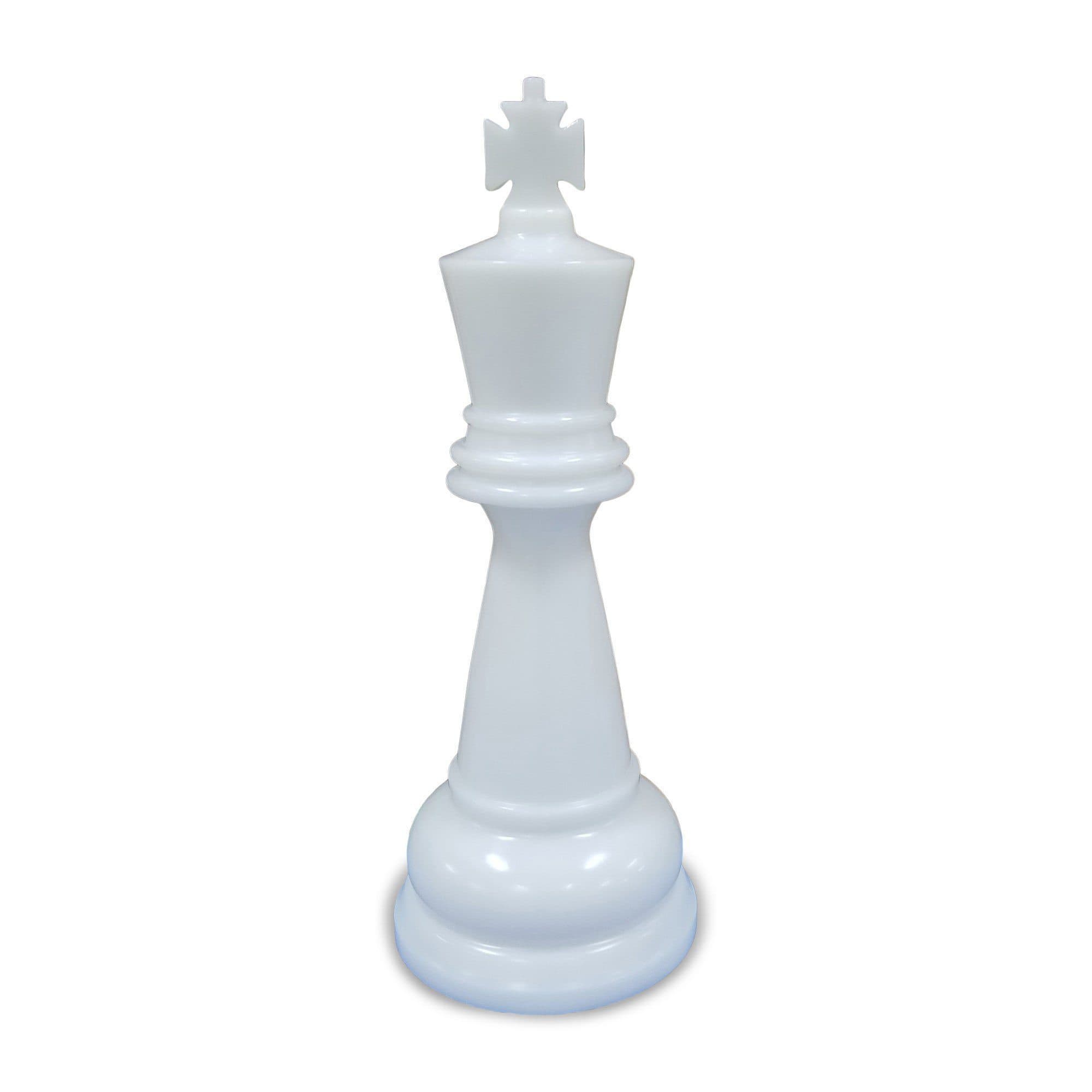 26 Inch White Perfect King Giant Chess Piece | Giant Outdoor Chess | | GiantChessUSA