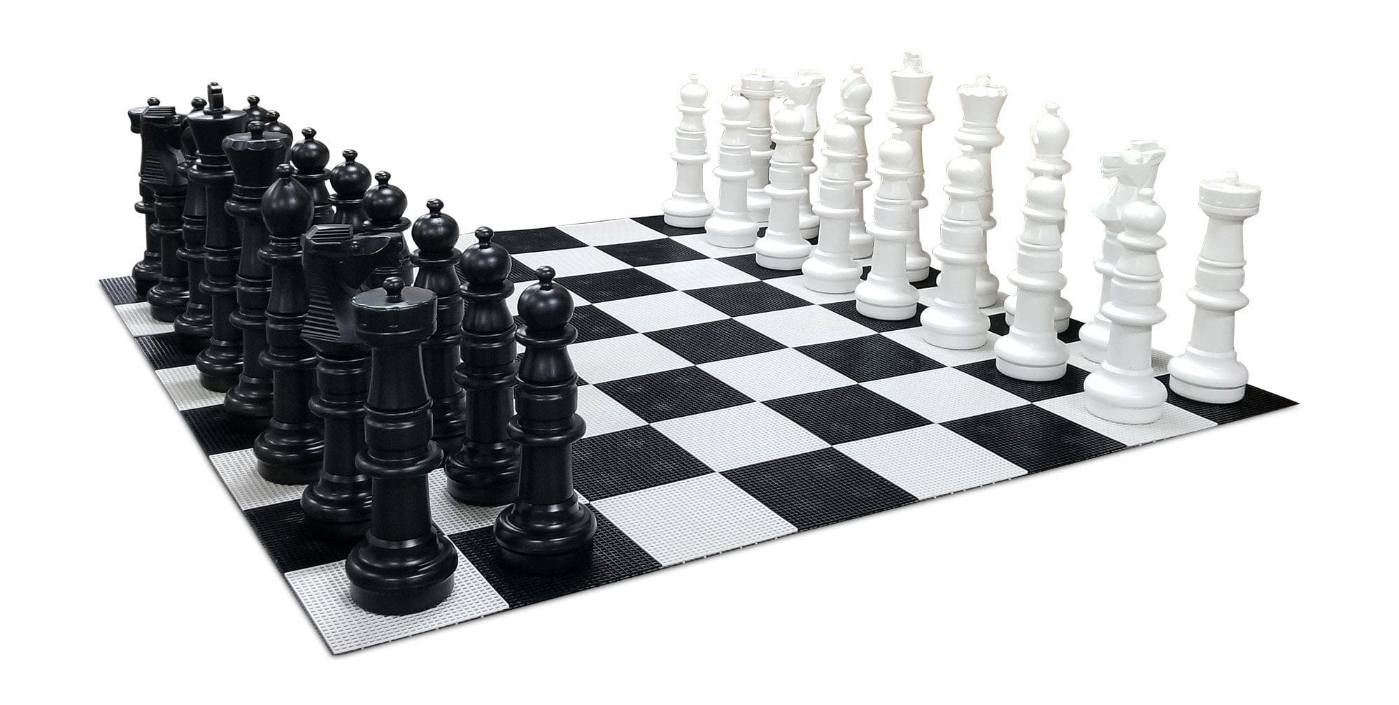 37 Inch Plastic Giant Chess Set with Plastic Board | Giant Outdoor Chess | Default Title | GiantChessUSA