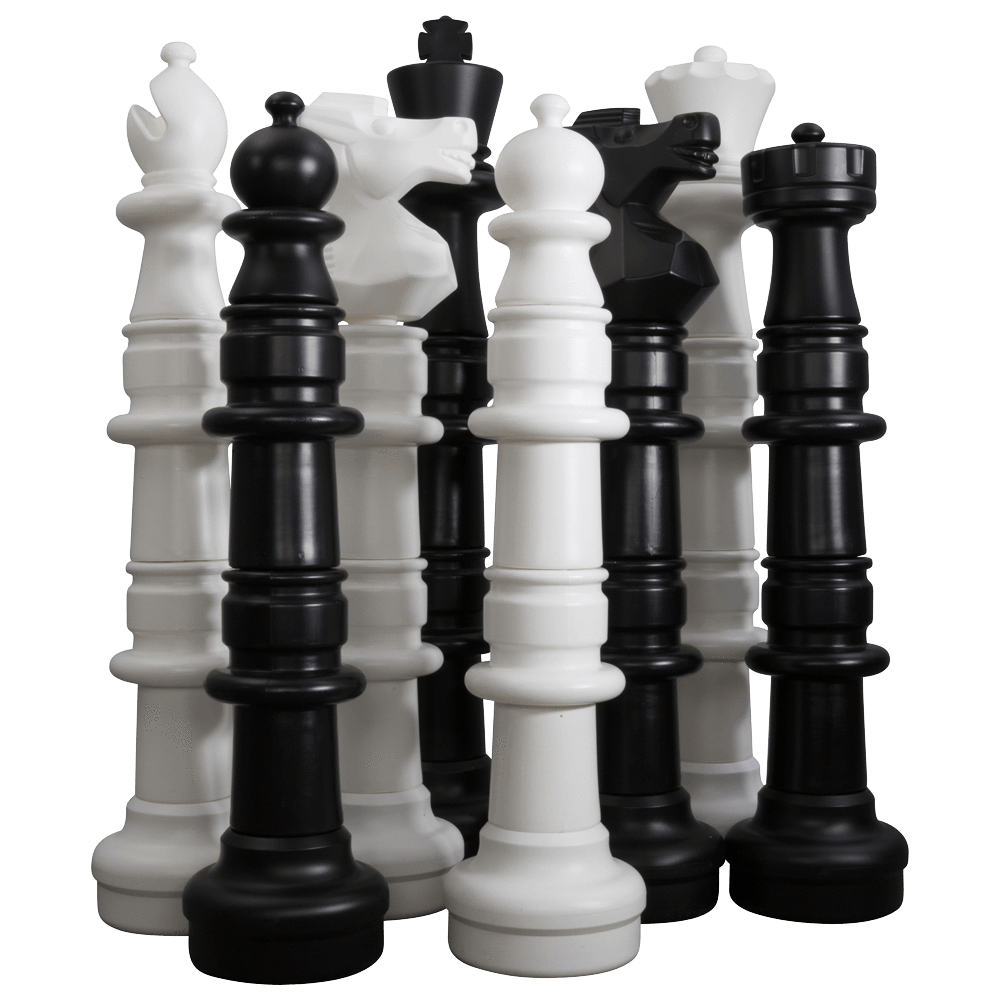 49 Inch Plastic Giant Chess Set with Plastic Board | Giant Outdoor Chess | | GiantChessUSA