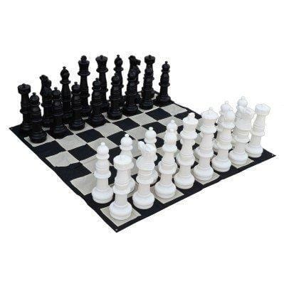 MegaChess 37 Inch Plastic Giant Chess Set with Nylon Mat | | GiantChessUSA