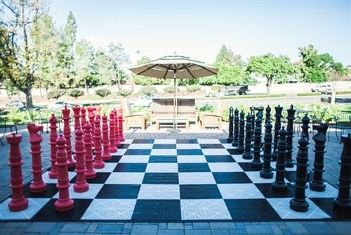 Personalized 49 Inch Plastic Giant Chess Set | Giant Outdoor Chess | | GiantChessUSA