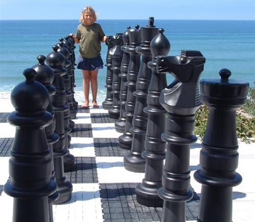 Personalized 49 Inch Plastic Giant Chess Set | Giant Outdoor Chess | | GiantChessUSA