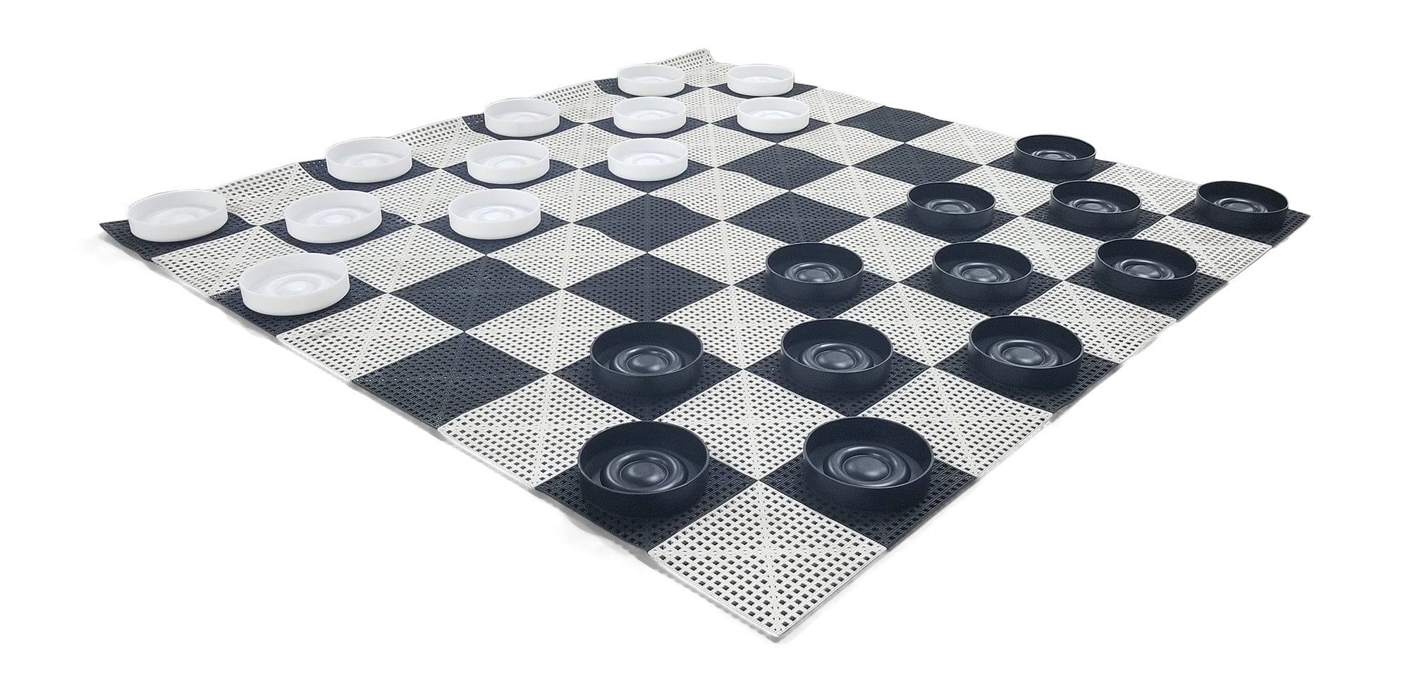 The Perfect Giant Checker Set | 10 Inches Wide | Giant Outdoor Chess | | GiantChessUSA