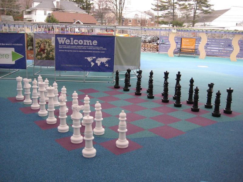 MegaChess Custom 37 Inch Plastic Giant Chess Set |  | GiantChessUSA